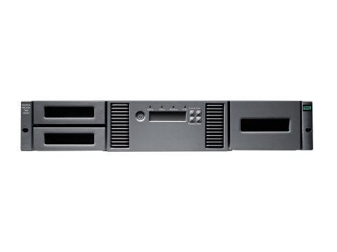 HPE StorageWorks MSL2024 - Biblioteka taśmowa - LTO Ultrium - maks. napędów: 2 - do montowania w stojaku - 2U - czytnik kodów kr