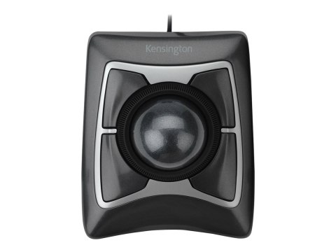 Kensington Expert Mouse - Manipulator kulkowy - prawo i leworęczna - optyczna - 4 przyciski - przewodowa - USB - czarny