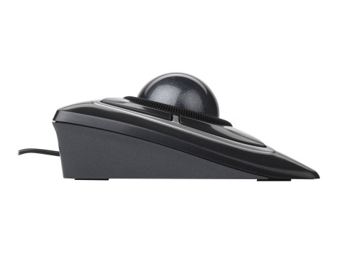 Kensington Expert Mouse - Manipulator kulkowy - prawo i leworęczna - optyczna - 4 przyciski - przewodowa - USB - czarny