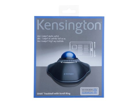 Kensington Orbit - Manipulator kulkowy - prawo i leworęczna - optyczna - 2 przyciski - przewodowa - USB