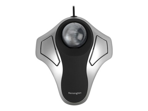 Kensington Orbit Optical Trackball - Manipulator kulkowy - prawo i leworęczna - optyczna - 2 przyciski - przewodowa - USB - sreb