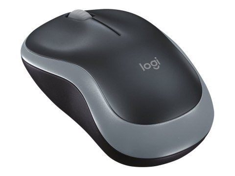 Logitech M185 - Mysz - optyczna - bezprzewodowa - 2.4 GHz - odbiornik bezprzewodowy USB - szary