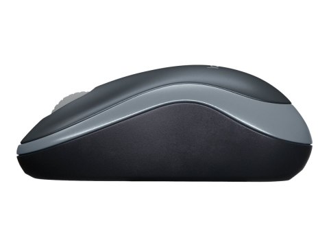 Logitech M185 - Mysz - optyczna - bezprzewodowa - 2.4 GHz - odbiornik bezprzewodowy USB - szary