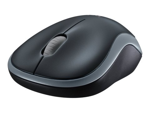 Logitech M185 - Mysz - optyczna - bezprzewodowa - 2.4 GHz - odbiornik bezprzewodowy USB - szary