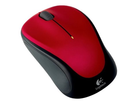 Logitech M235 - Mysz - optyczna - bezprzewodowa - 2.4 GHz - odbiornik bezprzewodowy USB - czerwony