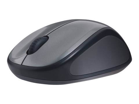 Logitech M235 - Mysz - praworęczna - optyczna - bezprzewodowa - 2.4 GHz - odbiornik bezprzewodowy USB - szary