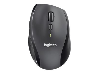 Logitech M705 - Mysz - praworęczna - laser - bezprzewodowa - 2.4 GHz - odbiornik bezprzewodowy USB - szary