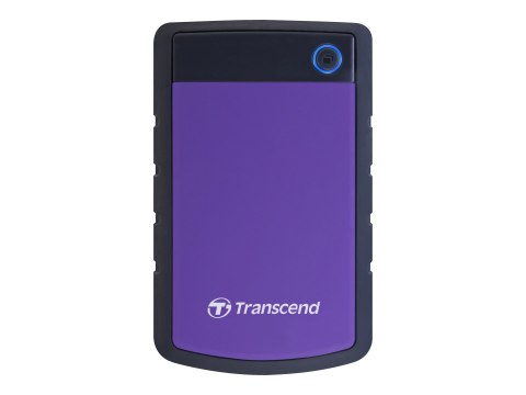 Transcend StoreJet 25H3P - Dysk twardy - 1 TB - zewnętrzny (przenośne) - 2,5" - USB 3.0 - 5400 obr/min - bufor: 8 MB - błyszcząc