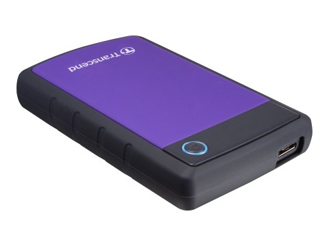 Transcend StoreJet 25H3P - Dysk twardy - 1 TB - zewnętrzny (przenośne) - 2,5" - USB 3.0 - 5400 obr/min - bufor: 8 MB - błyszcząc