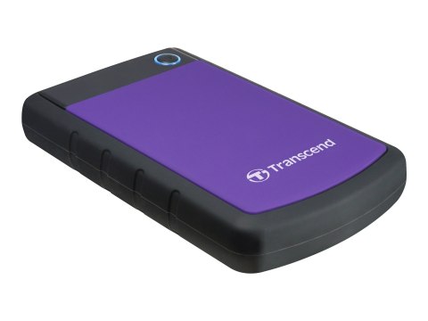 Transcend StoreJet 25H3P - Dysk twardy - 1 TB - zewnętrzny (przenośne) - 2,5" - USB 3.0 - 5400 obr/min - bufor: 8 MB - błyszcząc