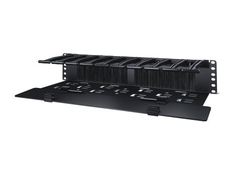 APC Cable Management - Zestaw zarządzania kablami do stojaka - czarny - 2U - Zgodność z TAA - dla P/N: SCL500RM1U, SMX1500RM2UCN