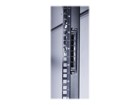 APC - Kabel sieciowy - Zgodność z TAA - RJ-45 (F) do RJ-45 (F) - UTP - CAT 6 - czarny