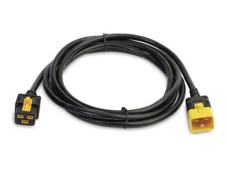 APC - Kabel zasilający - IEC 60320 C19 do IEC 60320 C20 - 3.1 m - na zatrzask - czarny - dla P/N: SMT2200I-AR, SMT2200R2I-AR, SM