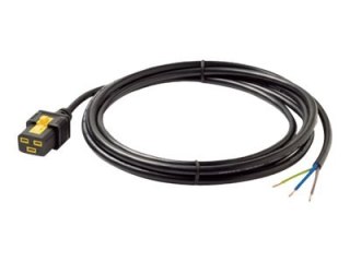 APC - Kabel zasilający - IEC 60320 C19 do stałe połączenie 3-żyłowe - AC 240 V - 16 A - 3 m - czarny - dla P/N: SMT2200I-AR, SMT