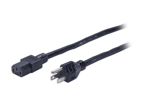 APC - Kabel zasilający - NEMA 5-15 (M) do power IEC 60320 C13 - AC 120 V - 2.44 m - czarny - dla P/N: SCL500RM1U, SMT1500X93, SM