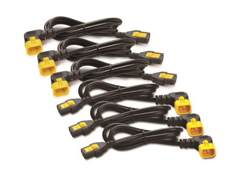 APC - Kabel zasilający - power IEC 60320 C13 do IEC 60320 C14 - 10 A - 1.22 m - złącze 90° - czarny - dla P/N: SCL500RMI1U, SCL5