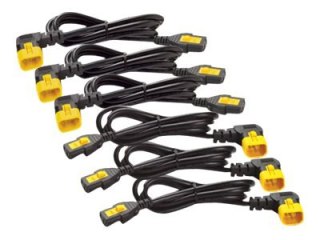 APC - Kabel zasilający - power IEC 60320 C13 do IEC 60320 C14 - 10 A - 1.83 m - złącze 90° - czarny - Cały świat - dla P/N: SCL5