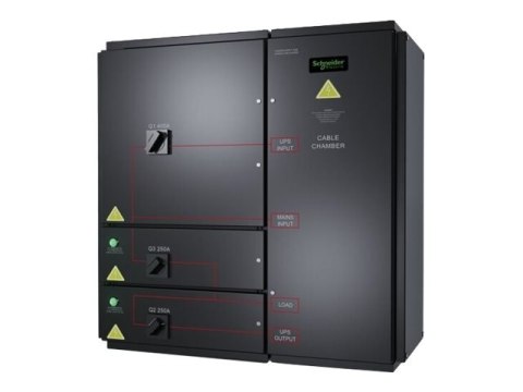 APC Maintenance Bypass Panel - Przełącznik obejściowy - 400 V - trójfazowa - czarny - dla Symmetra PX 160kW, 96kW