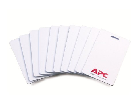 APC NetBotz HID Proximity Cards - Karta zbliżeniowa RF - kość słoniowa (pakiet 10) - dla Rack Access PX - HID