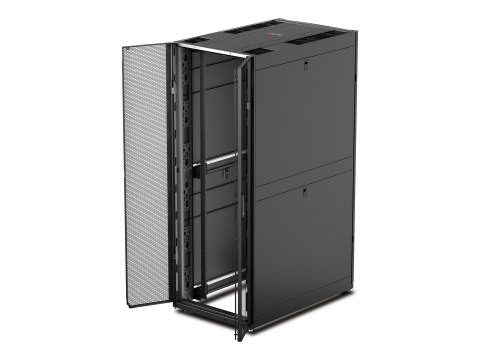 APC NetShelter SX Networking Enclosure with Sides - Stojak - czarny - 48U - 19" - Zgodność z TAA - dla P/N: SMT1000RM1U, SMT750R