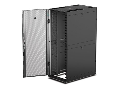 APC NetShelter SX Networking Enclosure with Sides - Stojak - czarny - 48U - 19" - Zgodność z TAA - dla P/N: SMT1000RM1U, SMT750R