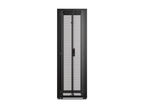APC NetShelter SX Networking Enclosure with Sides - Stojak - czarny - 48U - 19" - Zgodność z TAA - dla P/N: SMT1000RM1U, SMT750R