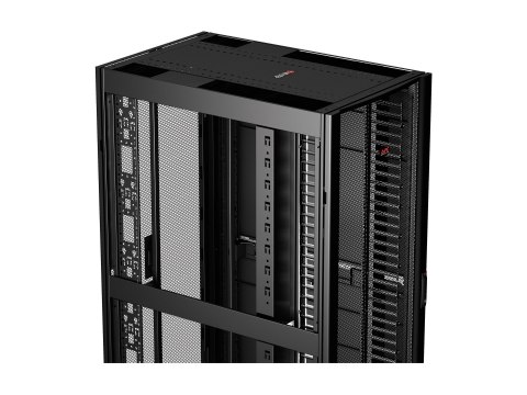 APC NetShelter SX Networking Enclosure with Sides - Stojak - czarny - 48U - 19" - Zgodność z TAA - dla P/N: SMT1000RM1U, SMT750R
