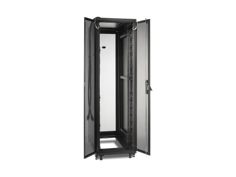 APC NetShelter SV - Stojak szafa - czarny - 48U - 19" - dla P/N: SMTL1500RM3UC, SMTL1500RMI3UC, SRT2200RMXLAUS, SRTL3KRM1UC, SRT