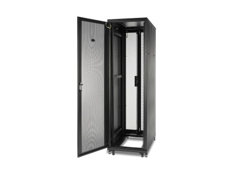 APC NetShelter SV - Stojak szafa - czarny - 48U - 19" - dla P/N: SMTL1500RM3UC, SMTL1500RMI3UC, SRT2200RMXLAUS, SRTL3KRM1UC, SRT
