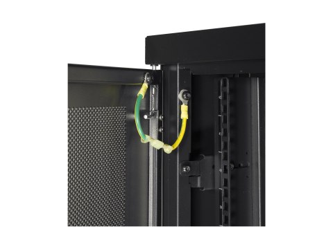 APC NetShelter SV - Stojak szafa - czarny - 48U - 19" - dla P/N: SMTL1500RM3UC, SMTL1500RMI3UC, SRT2200RMXLAUS, SRTL3KRM1UC, SRT