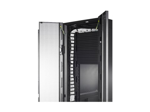 APC - Panel zarządzania kablami stojaka - czarny - 42U - Zgodność z TAA (pakiet 2) - dla P/N: SMX2KR2UNCX145, SMX2KR2UX145, SMX3