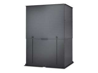 APC - Przewód wydechowy w szafie typu rack - czarny - dla P/N: AR3103, AR3103SP, AR3106SP, AR9300SP, AR9307SP, SRT1000RMXLI, SRT