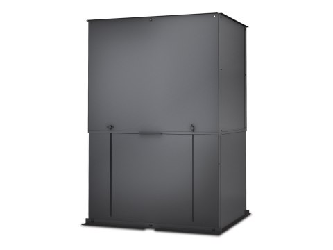 APC - Przewód wydechowy w szafie typu rack - czarny - dla P/N: AR3357X674, NBPD0160A, NBWL0355A, SMC1500I-2UC, SRT1000RMXLI, SRT