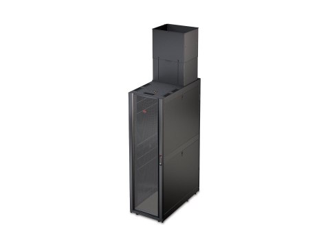 APC - Przewód wydechowy w szafie typu rack - czarny - dla P/N: AR3357X674, NBPD0160A, NBWL0355A, SMC1500I-2UC, SRT1000RMXLI, SRT