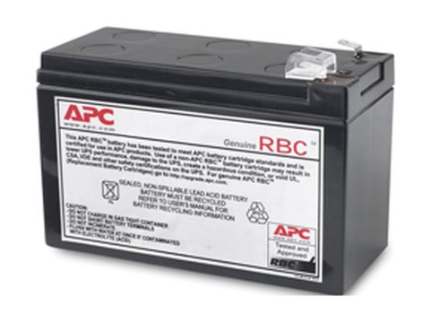 APC Replacement Battery Cartridge #114 - Bateria do UPSa - 60 VA - 1 x bateria - kwasowo-ołowiowy - czarny - dla P/N: BE450G, BE