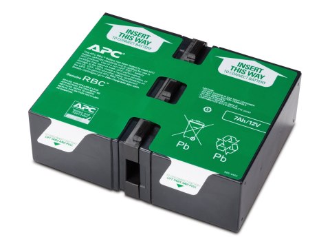 APC Replacement Battery Cartridge #123 - Bateria do UPSa - 1 x bateria - kwasowo-ołowiowy - dla P/N: BX1350M, BX1350M-LM60, SMT7