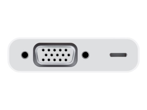 Apple - Adapter wideo - VGA - Lightning męski do 15 pin D-Sub (DB-15), Lightning żeński - obsługa 1080p