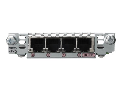 Cisco IP Unified Communications Voice/Fax Network Module - Karta interfejsu głosowego - FXO - porty analogowe: 4 - dla Cisco 17X