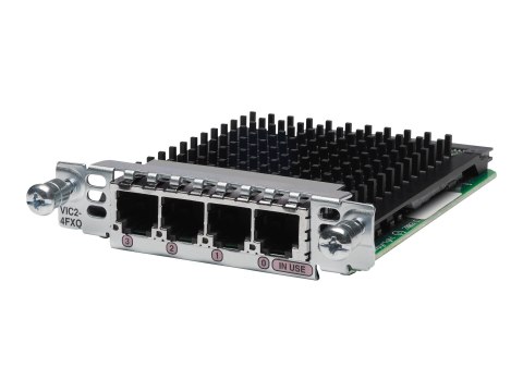 Cisco IP Unified Communications Voice/Fax Network Module - Karta interfejsu głosowego - FXO - porty analogowe: 4 - dla Cisco 17X