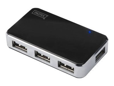 DIGITUS DA-70220 - Koncentrator - 4 x USB 2.0 - stacjonarny