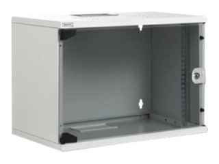 DIGITUS Professional Compact Series DN-19 07-U-S-1 - Szafa - do montażu na ścianie - jasnoszary, RAL 7035 - 7U - 19"