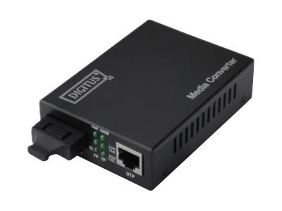 DIGITUS Professional DN-82121-1 - Światłowodowy konwerter mediów - 1GbE - 10Base-T, 1000Base-LX, 100Base-TX, 1000Base-T - RJ-45 