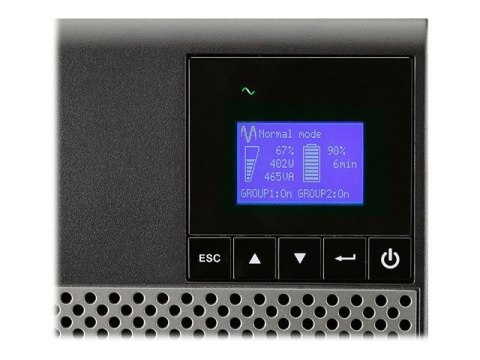 Eaton 5P 1550i - UPS - AC 160-290 V - 1100 wat - 1550 VA - RS-232, USB - złącza wyjściowe: 8