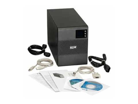 Eaton 5SC 1000i - UPS - AC 230 V - 700 wat - 1000 VA - RS-232, USB - złącza wyjściowe: 8 - czarny