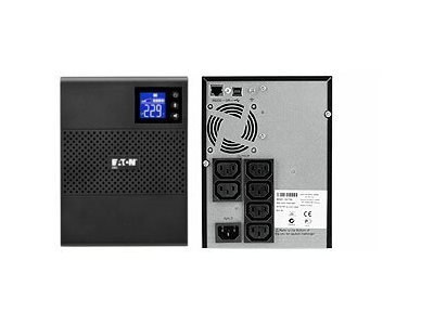Eaton 5SC 750i - UPS - AC 230 V - 525 wat - 750 VA - RS-232, USB - złącza wyjściowe: 6 - czarny