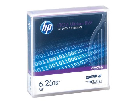 HPE Ultrium RW Data Cartridge - LTO Ultrium 6 6.25 TB - purpurowy - dla StoreEver 6250, LTO-6, MSL2024, MSL4048, MSL8096; StoreE