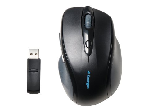 Kensington Pro Fit Full-Size - Mysz - praworęczna - optyczna - 6 przyciski - bezprzewodowa - 2.4 GHz - odbiornik bezprzewodowy U