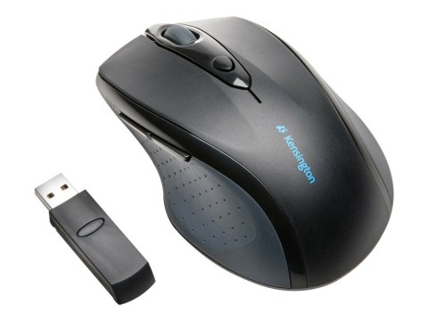 Kensington Pro Fit Full-Size - Mysz - praworęczna - optyczna - 6 przyciski - bezprzewodowa - 2.4 GHz - odbiornik bezprzewodowy U