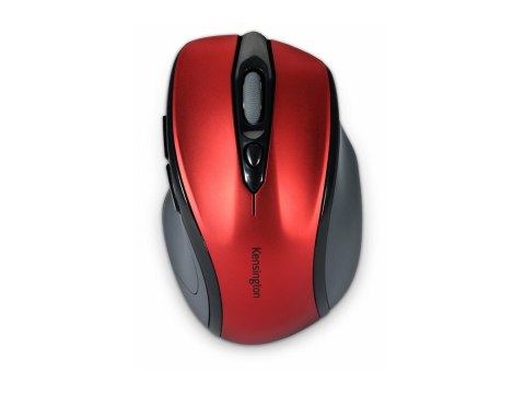 Kensington Pro Fit Mid-Size - Mysz - praworęczna - optyczna - bezprzewodowa - 2.4 GHz - odbiornik bezprzewodowy USB - czerwień r
