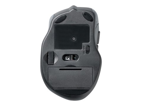 Kensington Pro Fit Mid-Size - Mysz - praworęczna - optyczna - bezprzewodowa - 2.4 GHz - odbiornik bezprzewodowy USB - czerwień r